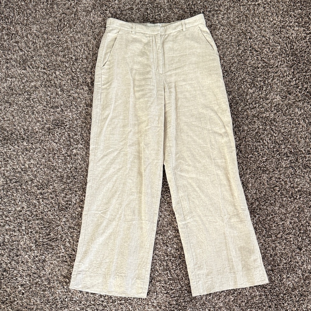 A&F Curve Love Linen Pants